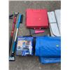 Image 3 : Assorted Collection Of Car Accessories - Jerry Can, Snow Brushes, Emergency Auto Kit & More