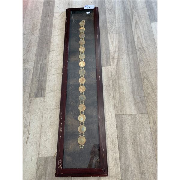 FRAMED JADE CHINESE ZODIAC LUNAR CALENDAR CARVED JADE ANIMALS Able framed-jade-chinese-zodiac-lunar-calendar-carved-jade-animals-able