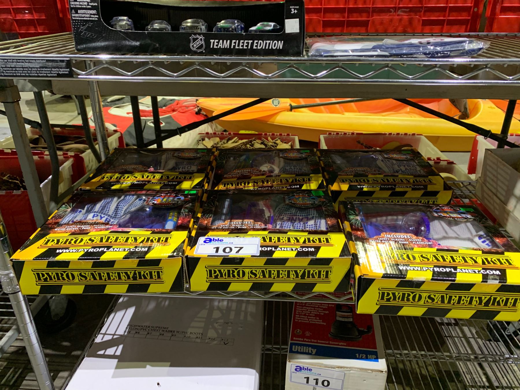6 PYRO PLANET PYRO SAFETY KITS - Able Auctions