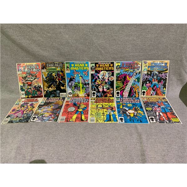 MARVEL THE TRANSFORMERS HEAD MASTER #1-4, TRANSFORMERS THE MOVIE #1-3 AND MORE