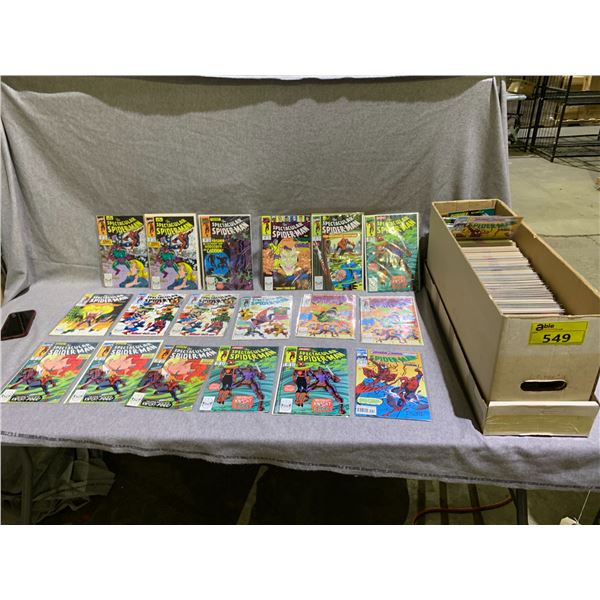 BOX OF COMIC BOOKS ALL SPIDER-MAN