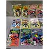 Image 2 : BOX OF COMIC BOOKS INCLUDING; SILVER SURFER, SHADOW MASTERS, HAWKEYE, SLEEPWALKER, SPIDER-MAN, AN...