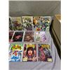Image 3 : BOX OF COMIC BOOKS INCLUDING; AMAZING FANTASY SPIDER-MAN, MAN BAT, DR, CHAOS, RIOT GEAR, STAR MAN...