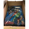 Image 3 : SHELF LOT OF MARVEL POSTERS AND MORE