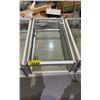 Image 2 : GLASS SHOWCASE CABINET WITH DOORS 9" X 30" X 18"