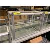 Image 2 : GLASS SHOWCASE CABINET WITH SHELVES 18" X 24" X 12"