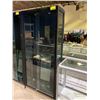 Image 2 : WOOD LED LIT DISPLAY CABINET WITH DOORS & SHELVES 78.5" X 36" X 14"