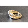 Image 2 : 14KT GOLD WEDDING SET SIZE 5 SET WITH DIAMONDS