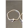 Image 3 : 2 STERLING SILVER CHARM BRACELETS