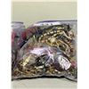 Image 2 : 2 BAGS OF ASSORTED COSTUME JEWELRY
