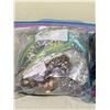 Image 2 : 2 BAGS OF ASSORTED COSTUME JEWELRY