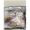 Image 3 : 2 BAGS OF ASSORTED COSTUME JEWELRY