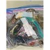 Image 4 : 2 BAGS OF ASSORTED COSTUME JEWELRY