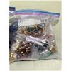 Image 4 : 2 BAGS OF ASSORTED COSTUME JEWELRY