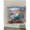 Image 2 : 2 BAGS OF ASSORTED COSTUME JEWELRY