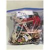 Image 2 : 2 BAGS OF ASSORTED COSTUME JEWELRY