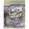 Image 3 : 2 BAGS OF ASSORTED COSTUME JEWELRY