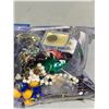 Image 2 : 2 BAGS OF ASSORTED COSTUME JEWELRY