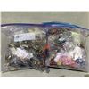 Image 2 : 2 BAGS OF ASSORTED COSTUME JEWELRY
