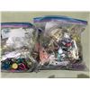 Image 2 : 2 BAGS OF ASSORTED COSTUME JEWELRY