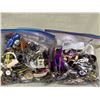 Image 2 : 2 BAGS OF ASSORTED COSTUME JEWELRY