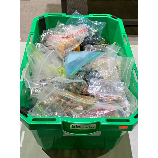BOX OF ASSORTED COSTUME JEWELRY
