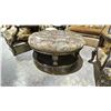 Image 2 : STUDDED STORAGE OTTOMAN 42"
