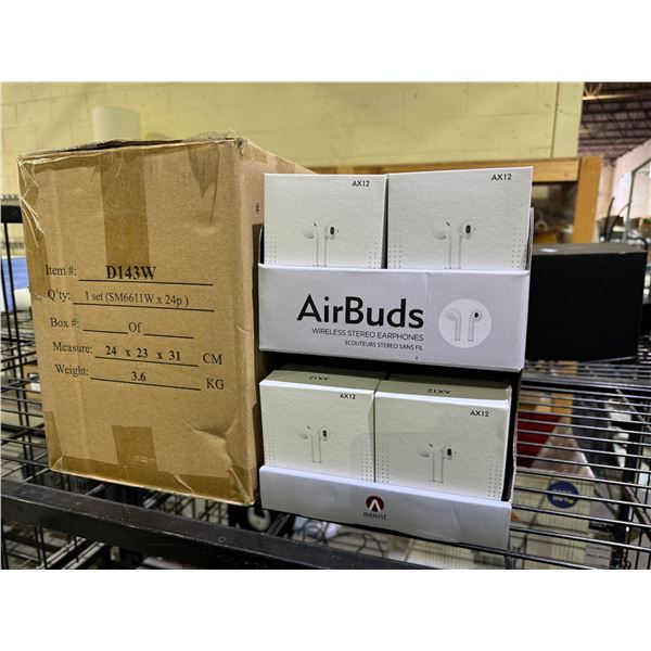 CASE OF 24 ARIBUDS