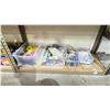 Image 1 : SHELF OF ASSORTED ITEMS INCLUDING; ROPE, CAULKING, TAPE AND MORE