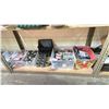 Image 1 : SHELF OF ASSORTED ITEMS INCLUDING; HARDWARE, RUBBER INSULATING TAPE, MAGNETIC CONTAINERS AND MORE