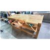 Image 1 : WOODEN WORKBENCH 80X30X36"