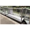 Image 2 : GLASS SHOWCASE CABINET 39.5" X 72" X 20" (NO SHELVES NO DOORS)
