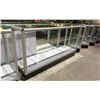 Image 3 : GLASS SHOWCASE CABINET 39.5" X 72" X 20" (NO SHELVES NO DOORS)