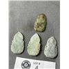 Image 2 : 4 Asian Religious Jade Pendants. Each Approx.1 3/4"H