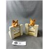 Image 2 : Vintage Made In Japan,Terrier Dog Book Ends Approx. 4 1/2" x 3 1/2" x 3"