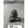 Image 2 : 3 Canadian Original Wolf Soapstone Owl Carvings