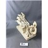 Image 2 : Very Heavy Roman Chariot Gladiator Statue. Approx. 15" L. NO SHIPPING