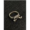 Image 2 : 925 Sterling Silver ( Tested) Headless with Moving Arms & Legs Ring. Original Patina Marked 925