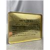 Image 3 : 1940's British Consols Cigarette " 50 Pack" Tin. Hinged Lid. Nice Litho Under Lid. Approx 3"x4" x 1.