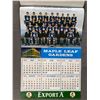 Image 8 : Large 1974-75 Export A Maple Leaf Gardens Season Calander Approx 16" x 24"