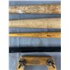 Image 2 : Vintage Lot - Racket Holder, Baseball Bats & Walking Cane
