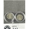 Image 2 : Lot of 12 1960s Canadian Silver Dimes