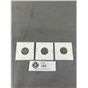 Image 2 : 3 1936 Canadian Silver Dimes