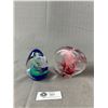 Image 2 : Lot of 3 Very Nice Glass Paperweights