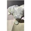 Image 2 : SOAPSTONE CARVING LARGE WALRUS *REPAIRED AND CHIPPED FLIPPER*