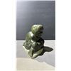 Image 2 : SOAPSTONE CARVING CHILD AND SEAL ARTIST SIGNED