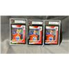 Image 1 : 3 KSA ASSORTED GRADES (10, 9 & 8.5) 2016 UPPER DECK NHCD #CAN16 CONNOR MCDAVID MEMORABLE MOMENTS