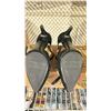 Image 2 : LADIES NATURALIZER DRESS SHOES. SIZE 8W.  BLACK SUEDE