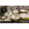 Image 2 : 55-PC NORITAKE BARRYMORE BONE CHINA SET INCLUDING; BOWLS, PLATES, SERVERS & MORE