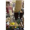 Image 2 : FAUX PLANTED POT & 2 GLASS VASES